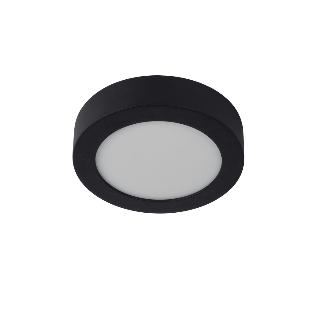 Lucide PlafonniereBrice-Led Ø 18cm - IP44 zwart - 28116/18/30